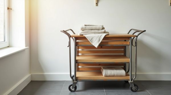 Dites adieu à la corvée avec un chariot à linge en blanchisserie