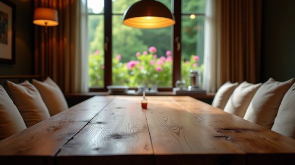 Un buffet en bois massif, l'alliance parfaite entre design et fonctionnalité